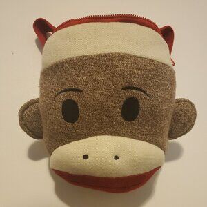Maxx The Sock Monkey Plush Kids Backpack